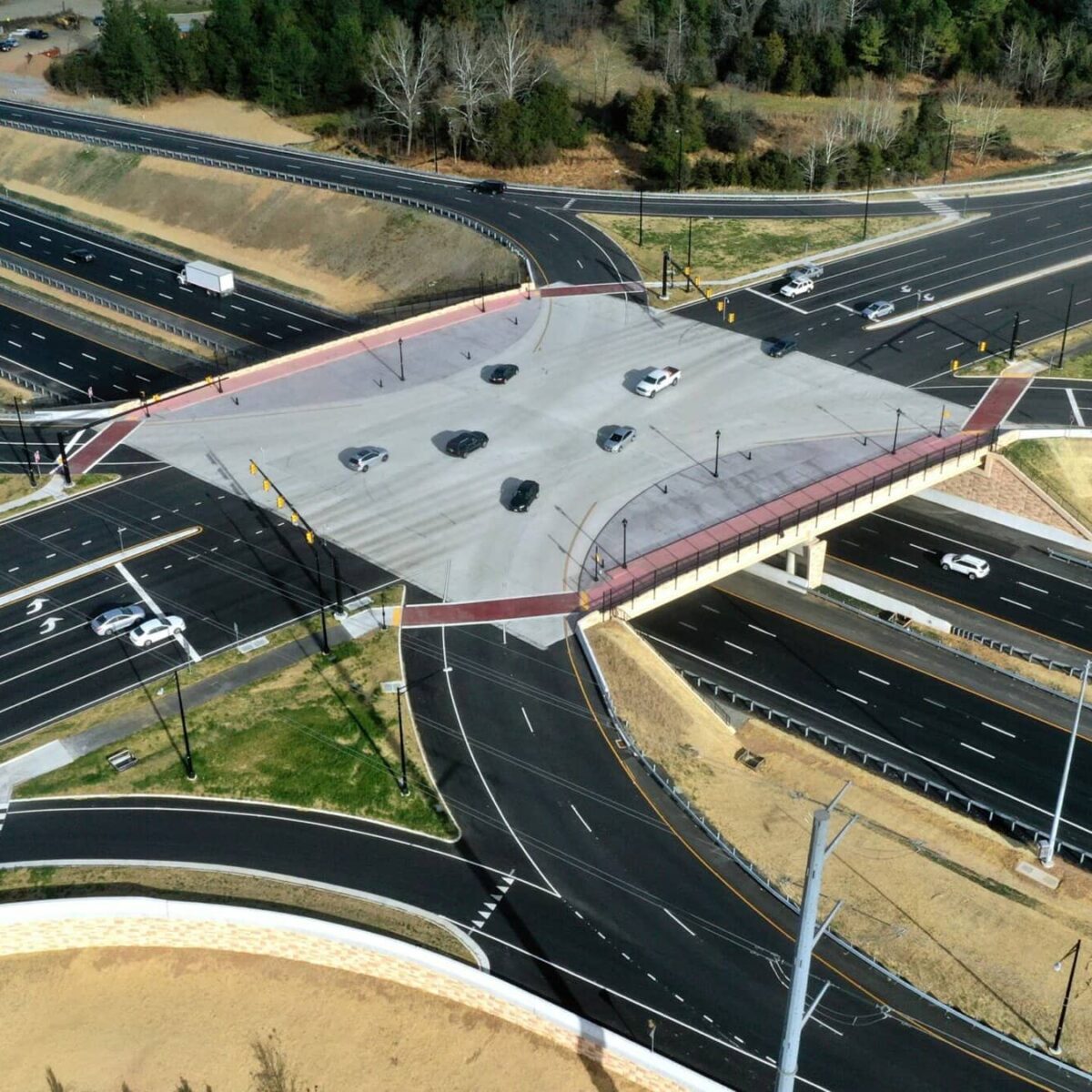 2022 EEA Honor Award Winning Project the Route 7 and Battlefield Parkway Interchange
