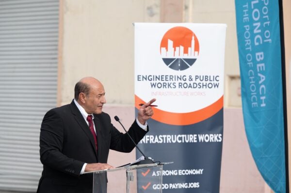 speaker during the engineering & public works roadshow event