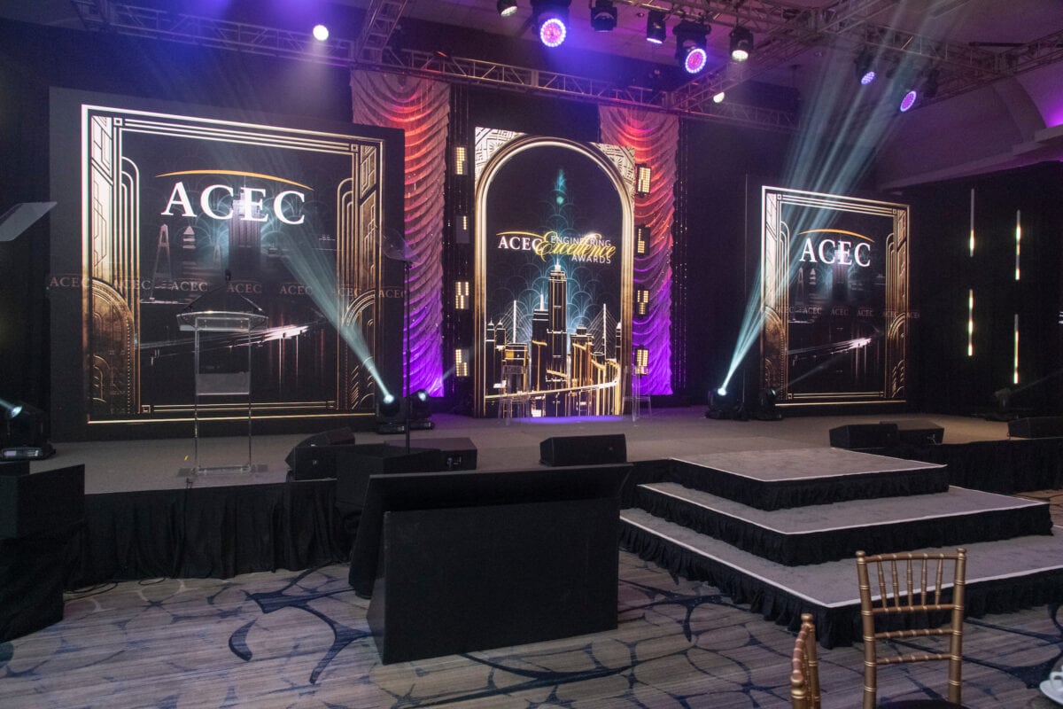 ACEC Engineering Excellence Awards Stage